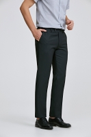 Ds Damat Regular Fit Siyah Düz Travel Kumaş Pantolon