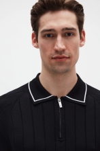 Ds Damat Regular Fit Siyah Polo Tişört görsel 2