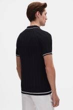 Ds Damat Regular Fit Siyah Polo Tişört görsel 3