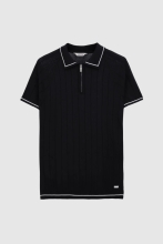 Ds Damat Regular Fit Siyah Polo Tişört görsel 4
